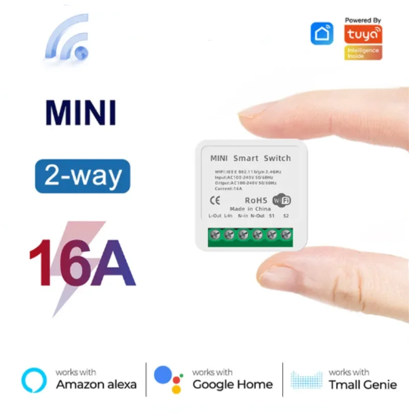 Home Automation Technology - Tuya Mini 16A sakelar WiFi Smart