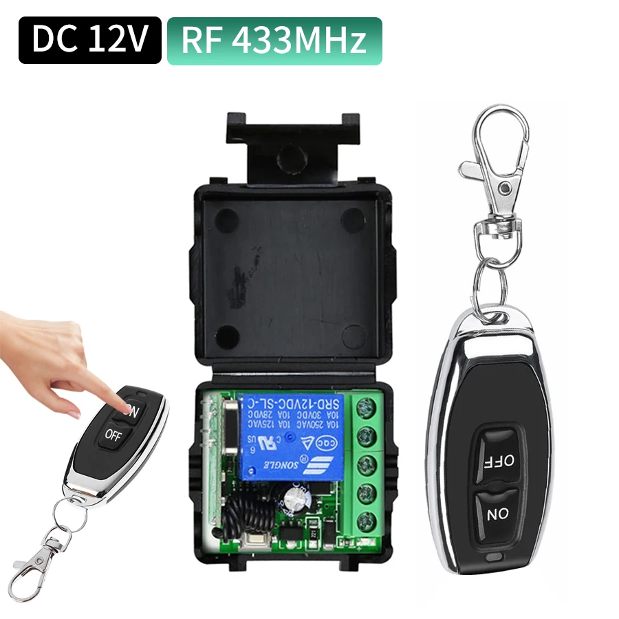 433Mhz Receiver Module - RF433MHz Aksesori Kontrol Bangunan Sakelar Nirkabel