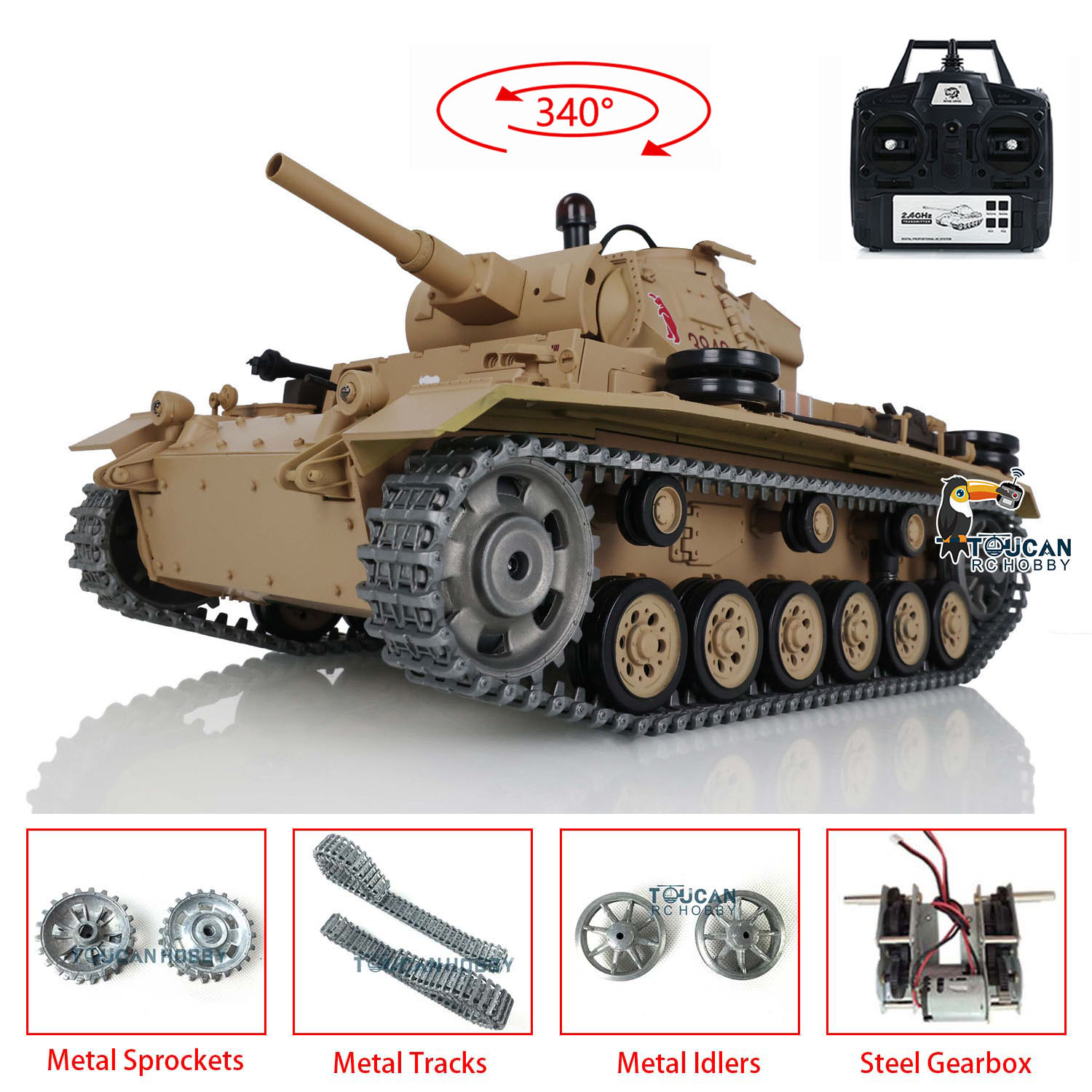 Home Automation Tutorial - 1/16 HENG LONG 7.0 Panzer III