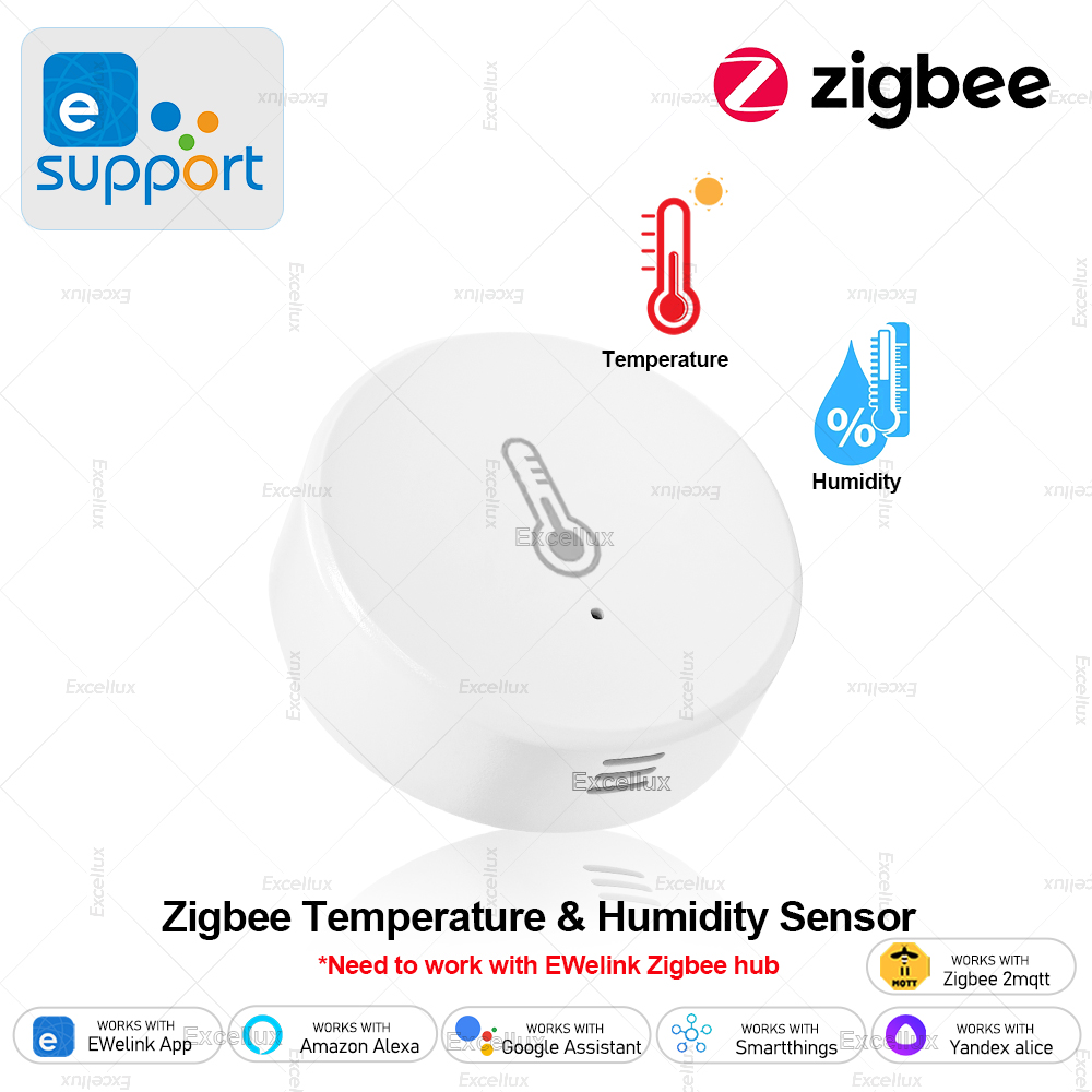 Home Automation Technology - EWelink Smart Zigbee Sensor Kelembaban Suhu