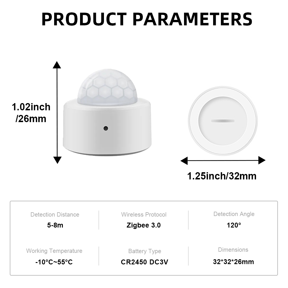 Sensor Cahaya Tuya ZigBee Sens - Home Automation Technology ulasan dan harga