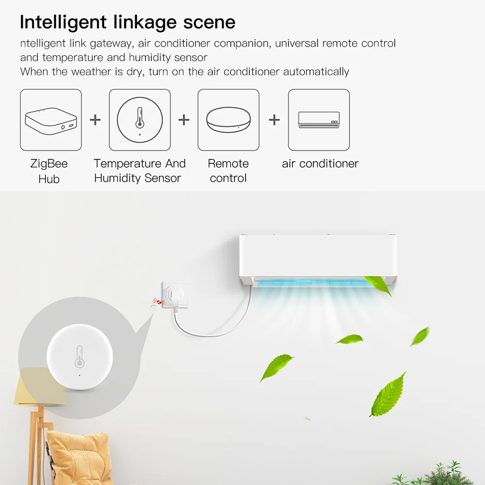Zigbee Tuya Sensor suhu dan ke - Home Automation Technology ulasan dan harga