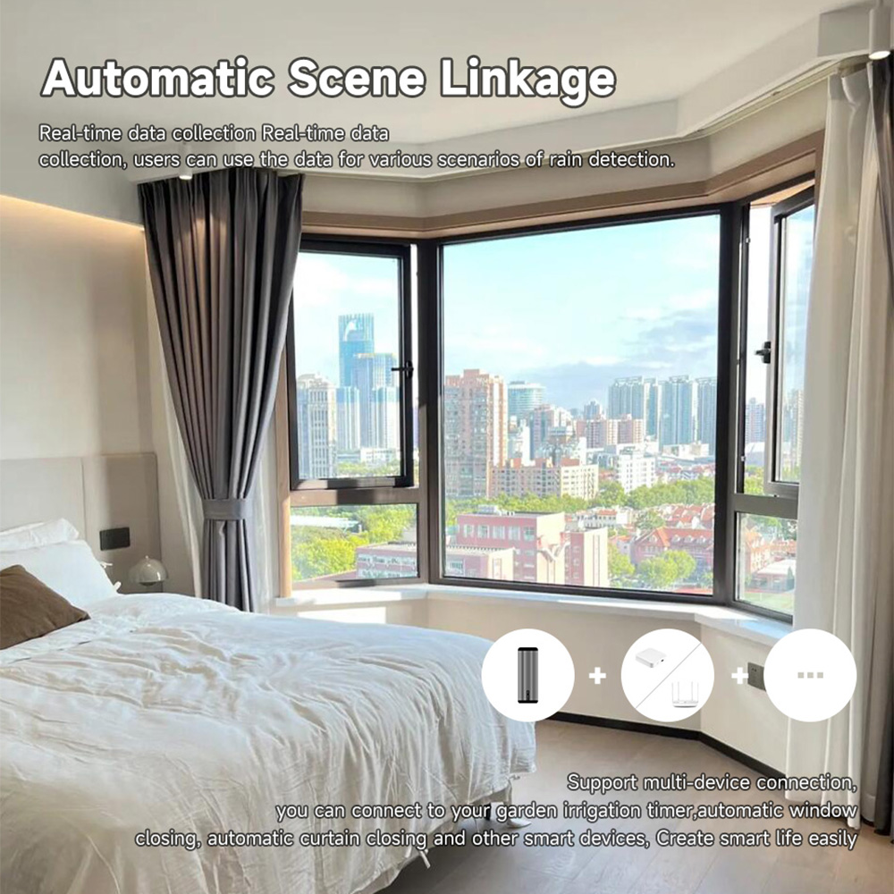 Tuya ZigBee Sensor Hujan Tuya  - Home Automation Technology ulasan dan harga